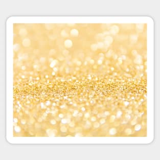 Glittering gold Sticker